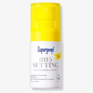 Supergoop! (RE)SETTING Refreshing Mist SPF 40 — 1oz New
